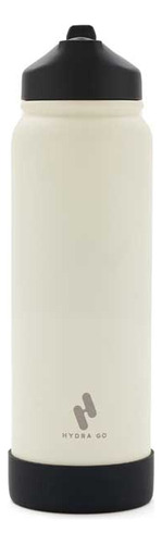 Botella Deportiva Termica Acero Inoxidable Hydra Go 1200ml Color Beige