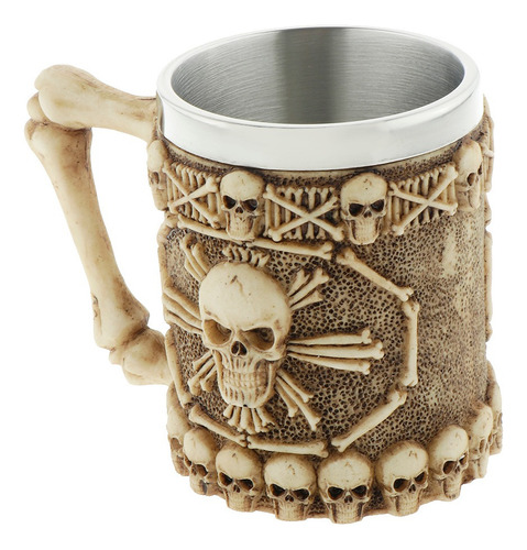 450 Ml De Cráneo Gótico Tankard Taza De Cerveza Taza Para