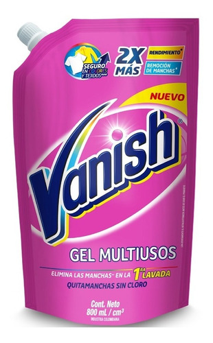 Vanish Liquido Rosa 800ml