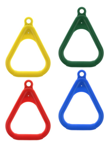 4pcs/set Swing Set Triangle Trapeze Rings, Swing Bar Rings