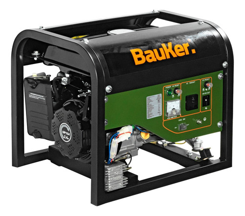 Gerador A Gasolina 1200w P. Máxima Bivolt Bauker Gg1500