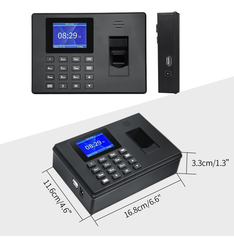 Reloj Checador Huella Biométrico Digital Memoria Internet