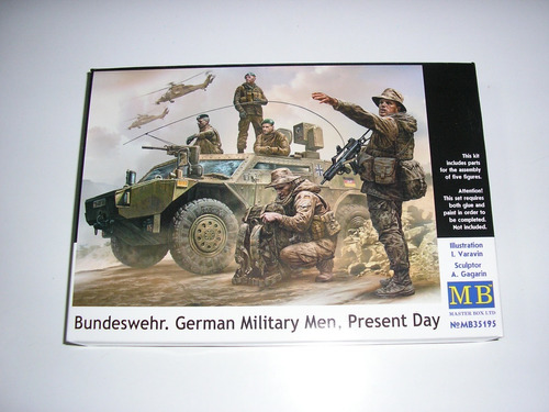 Kit Figuras Plasti Bundeswehr Masterbox Escala 1/35