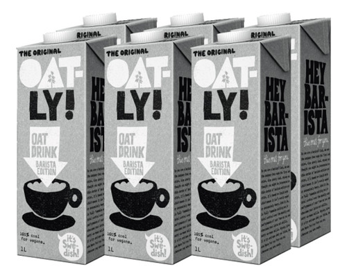 Bebida De Avena Oatly Barista 1l Caja 6pz