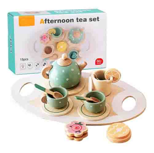 Juego Completo De Té De Madera Toy