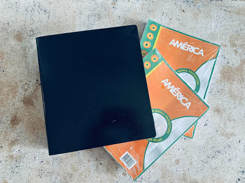 Kit Escolar Carpeta N3 Con Hojas Cuadriculadas Y Rayadas