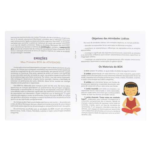 Imagem 4 de 5 de Montessori Meu Primeiro Box de Atividades... Emoções (Escolinha), de Piroddi, Chiara. Editora Todolivro Distribuidora Ltda. em português, 2020