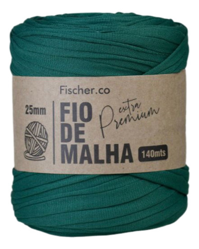 Fio De Malha Fischer 140m Crochê Artesanato Cores Especiais Cor 64 Esmeralda (cor Especial)