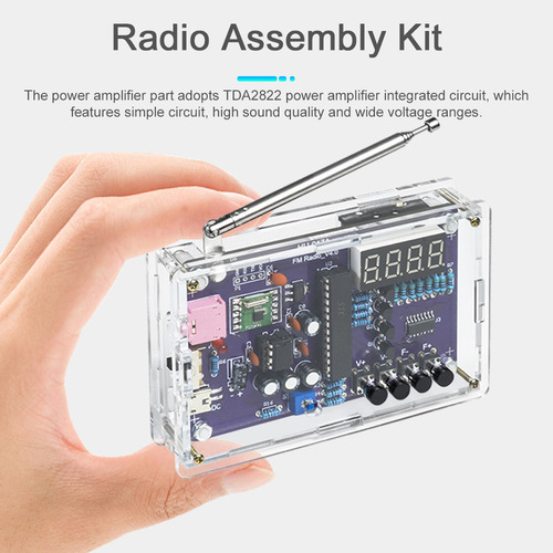 Diy Fm Radio Circuit Board Assembly Kit Cont
