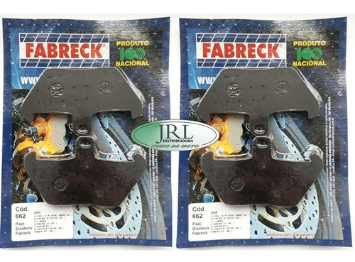 Imagem 1 de 1 de Pastilha De Freio 2 Pares Dianteiros Bmw R 1100 Gs