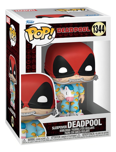 Sleepover Deadpool 1344 Parody Marvel Pijamada Funko Pop