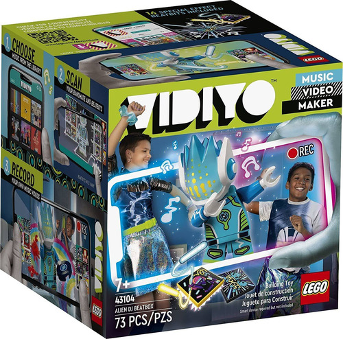 Kit De Construcción Lego Vidiyo Alien Dj Beatbox 43104