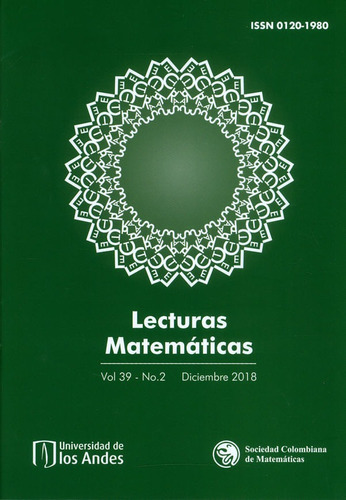 Revista Lecturas Matemáticas Vol 39 N° 2 Diciembre 2018