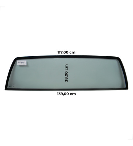 Vidro Traseiro Vigia Chevrolet S10 1995 A 2011 Tritemp