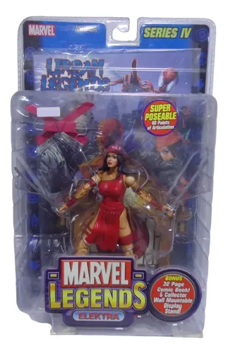 Figurine Marvel Legends Elektra Série 4 Par ToyBiz - Neuve