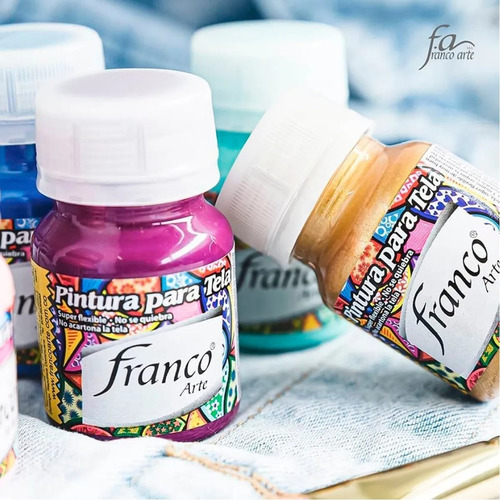 Pintura Para Tela - Lavable Franco Arte, Para Tela X 30 Ml