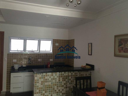 Imagem 3 de 15 de Sobrado Com 2 Quartos (01 Suíte )mobiliado, Espaço Gourmet, 05 Vagas À Venda, 158 M² - Jardim Paraíso - Santo André/sp - Ca0189