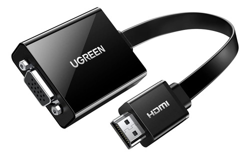 Ugreen Active Hdmi To Vga Adapter With 3.5mm Audio Jack H...