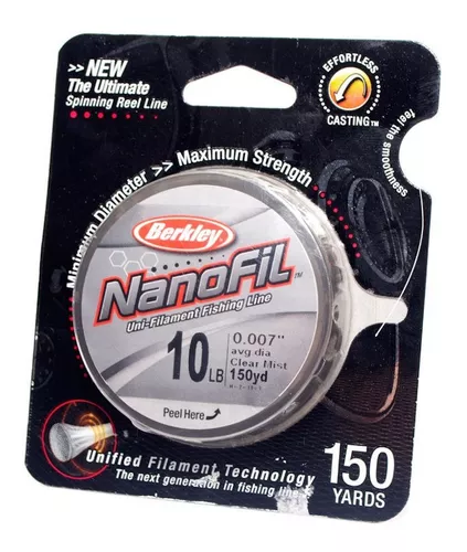 Berkley Linea Nanofil 12 Lbs/150 Yds, Dia. .008 Clear Mist