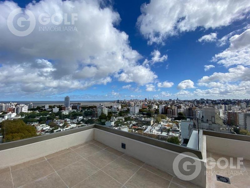 Alquilo Apartamento De 1 Dormitorio Con Terraza Al Frente, Garaje, Barbacoas, Punta Carretas