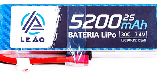 Bateria Lipo 5200mah 7.4v 2s 30c Deans T Hpi Traxxas Himoto