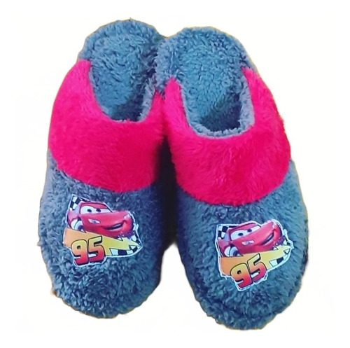 Pantuflas Babuchas Para Niños Motivo Cars