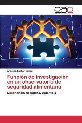 Libro Funcion De Investigacion En Un Observatorio De Segu...