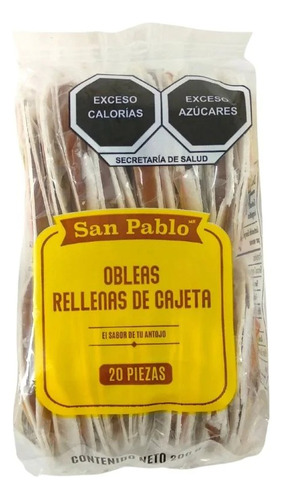 San Pablo Obleas Rellenas De Cajeta 200 G