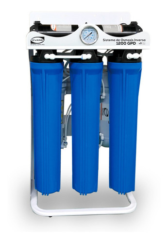 Purificador Osmosis Inversa Evans 1200gal Luz Uv Tanque 11ga