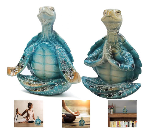 Estatuas De Tortuga Marina De Yoga Para Meditar, Meditación 