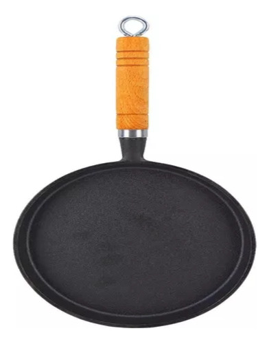 Plancha Sarten Bifera Grill De Hierro Con Asa 26cm