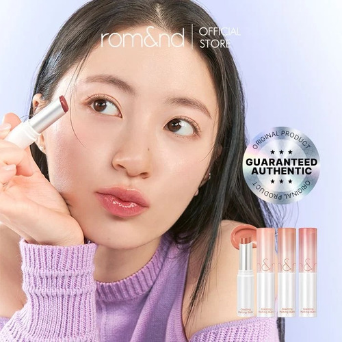 Labial Coreano Rom&nd Glasting Melting Balm Romand Original 06 Kaya Fig