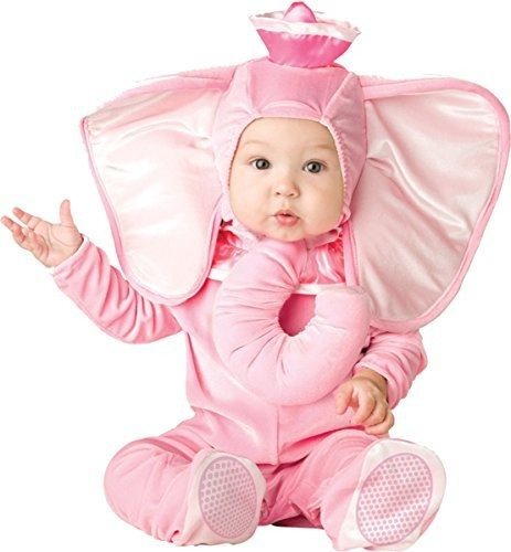 Disfraz Talla Large Para Bebé De Elefante Rosa Halloween