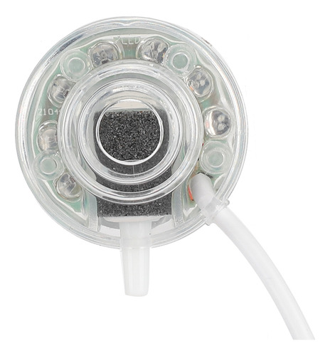 Acuario Impermeable Colorido Con Burbujas Led Para Pecera