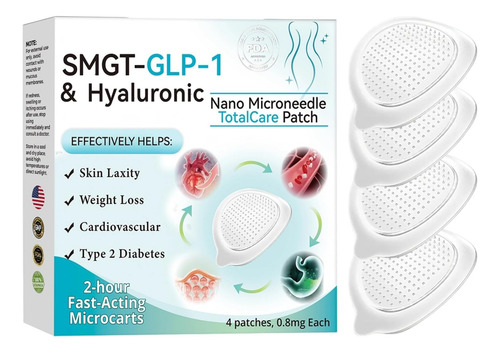 Parches, 4 Hojas De Parche Corporal Con Microagujas,