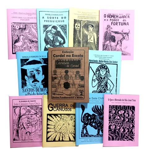 Coleção Cordel Na Escola Vol: 1, 2, 3 (30 Folhetos)