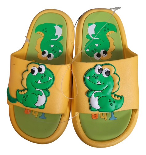 Ojotas/ Chancletas  Dinosaurios Goma Para Niños Del 26 Al 30