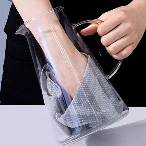 Jarra De Vidrio Con Tapa Filtro, Agua, Jugos, Té Gris