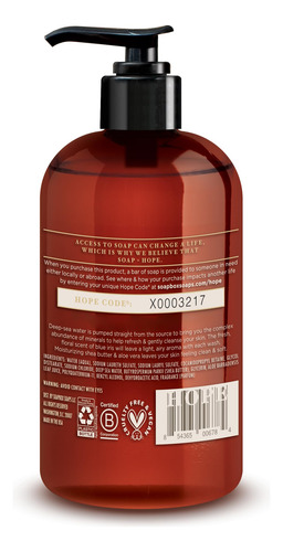 Jabón De Manos Liquid Sea Minerals & Blue Iris 360ml X3