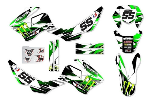 Adesivos Laminados Motocross Trilha Nxr Bros 150 2007 16121