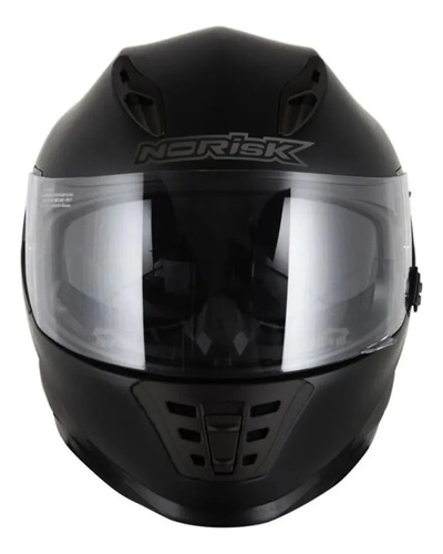 Capacete para moto Norisk  FF302 FF302  preto fosco monocolor tamanho 60 