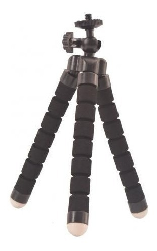 Mini Tripé Flexível Ajustável Flexível Gopro Sjcam Celular