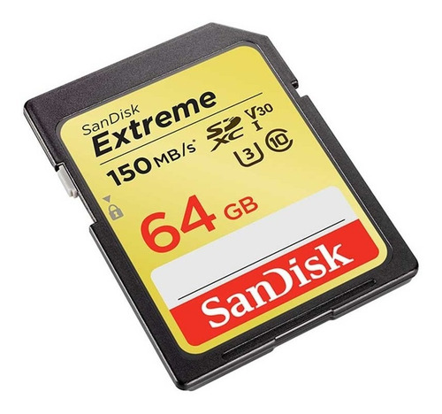 Sandisk Cartão De Memória Extreme Sdxc Cartão Sd 64 Gb C10 U