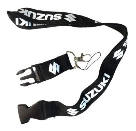 Cuerda Colgante Cuello Llavero Carro Moto Marca Logo Suzuki