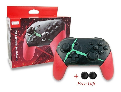 Imagen 2 de 10 de Control Inalámbrico Nintendo Switch Pro Aternativo + 2 Grips