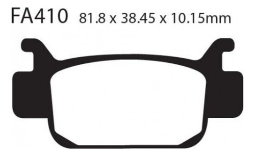 Balatas Delanteras Honda Trx 680 Fga6/7/8/9 06-09