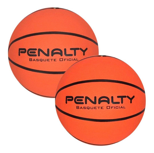 Kit 2 Bola De Basquete Penalty Playoff Oficial - Frete Grátis