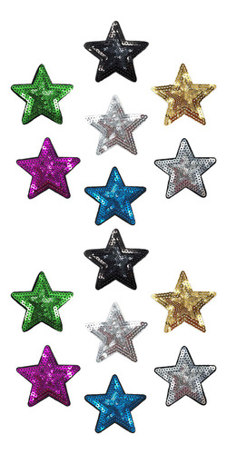 Pegatinas Para Ropa Con Apliques Con Forma De Estrella, 14 U