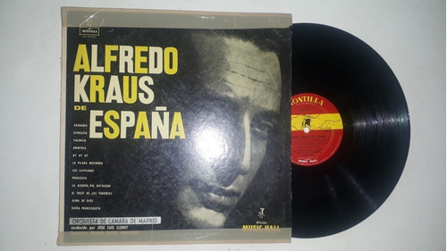 1350 Disco Vinilo Orquesta Cámara De Madrid Alfrefo Kraus 