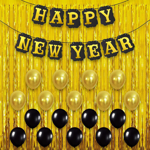 Happy New Year Banner Decorations Pack Of 20 | New Years Eve